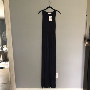 Navy Blue Maxi Dress